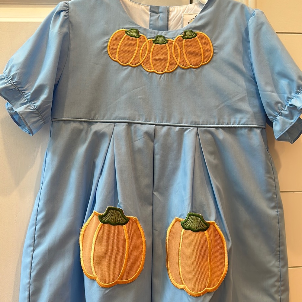 Adorable Fall Pumpkin Dress